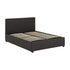 Prado Plus 4FT6 Storage Bed - Brown Faux Leather